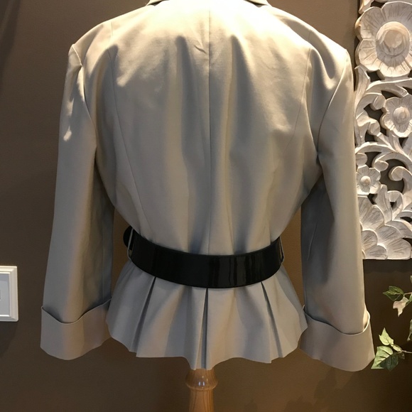 Anne Klein Belted Peplum Jacket - Picture 5 of 8